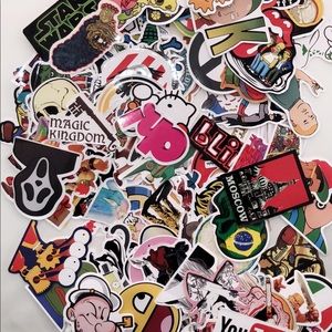 198 Durable stickers for any use (ex. Laptop)